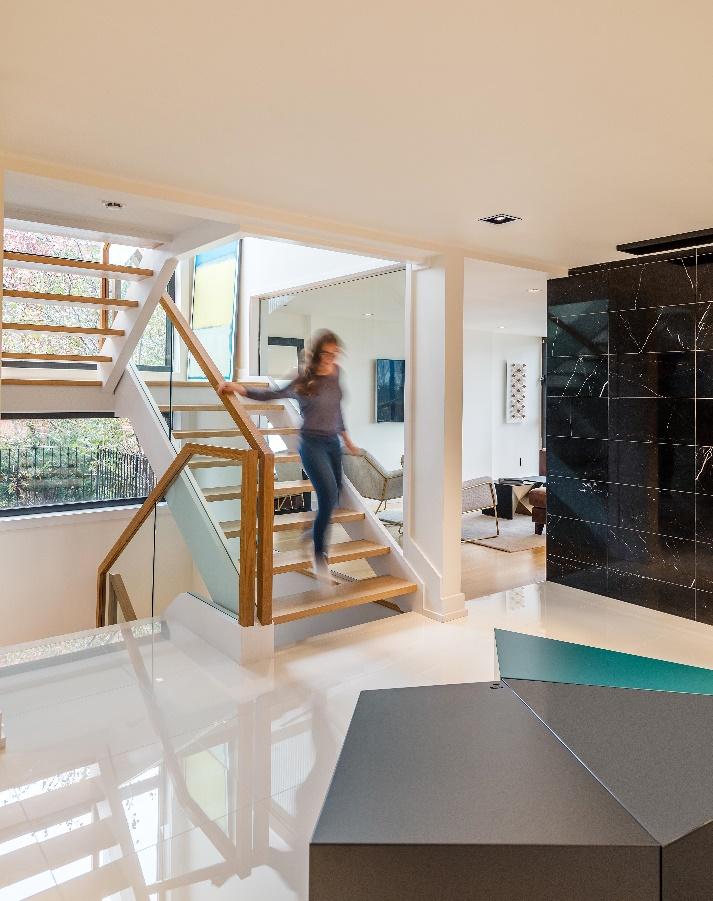 Beautiful Staircase from FrankFranco's Deja View Project Featured On Archello